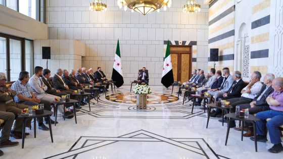 الرئيس أحمد الشرع يستقبل وفداً من وجهاء السويداء.. تفاصيل!