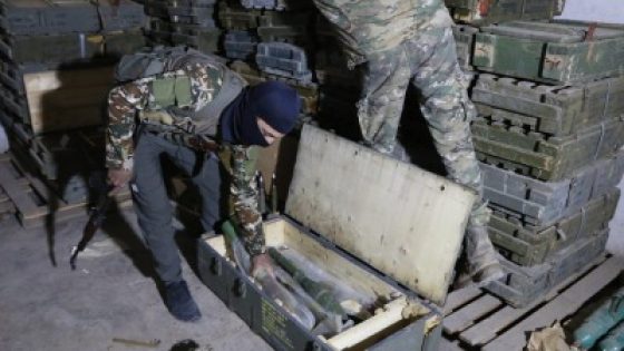 الأمن الداخلي في درعا يضبط مستودع صواريخ “غراد” في ريف المدينة الغربي