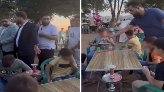 محافظ حماة يضبط مخالفة تقديم الأراجيل لأطفال خلال جولة تفقدية