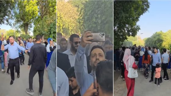ظهور مفاجئ للرئيس السوري أحمد الشرع وعقيلته وهم يتجولان في حديقة تشرين وسط دمشق