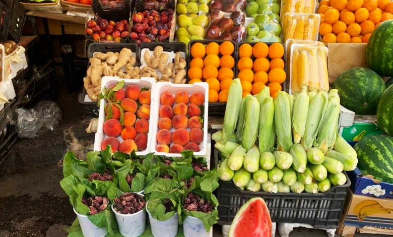 وزارة الاقتصاد توقف استيراد مجموعة من الخضار والفواكه خلال أيلول المقبل